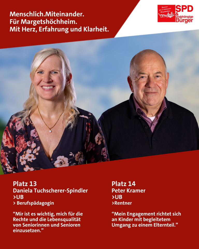 Daniela Tuchscherer-Spindler und Peter Kramer