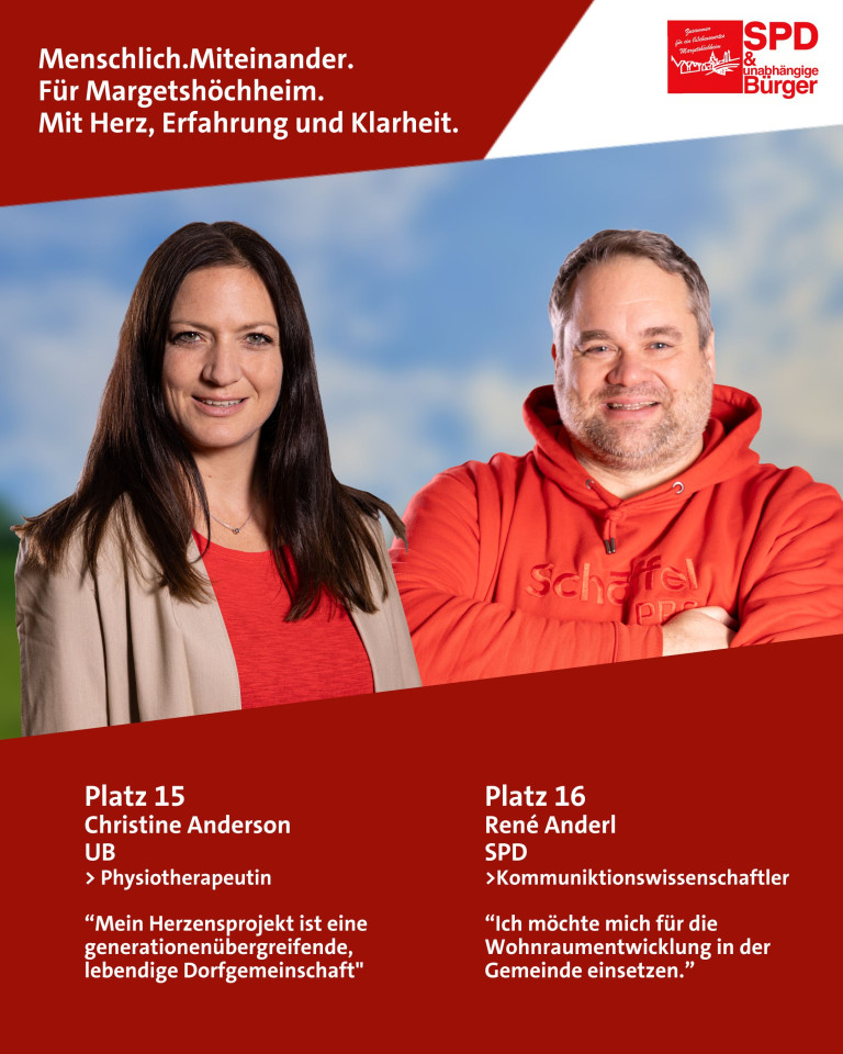 Christine Anderson und René Anderl