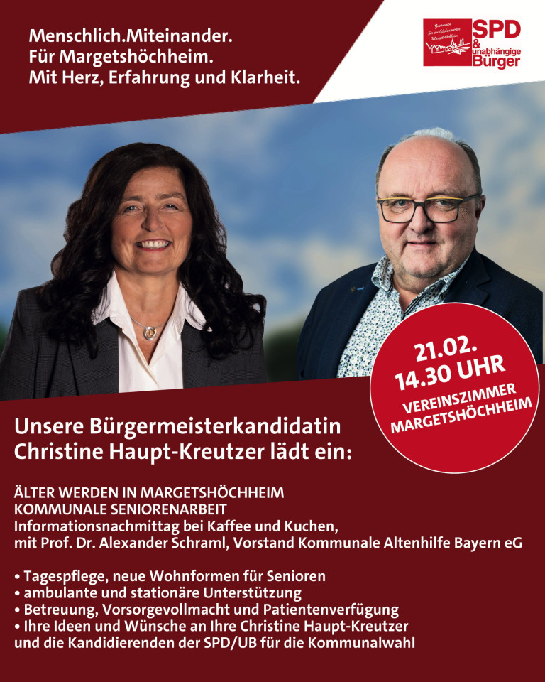 Älter werden in Margetshöchheim