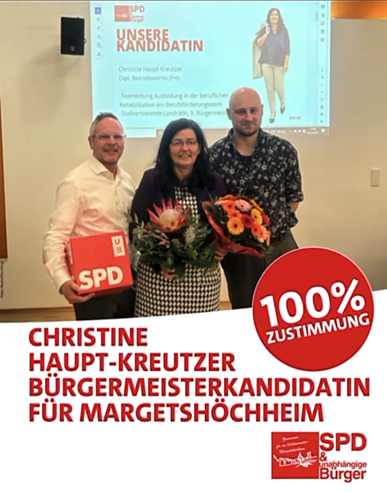 Christine Haupt-Kreutzer - Bürgermeisterkandidatin